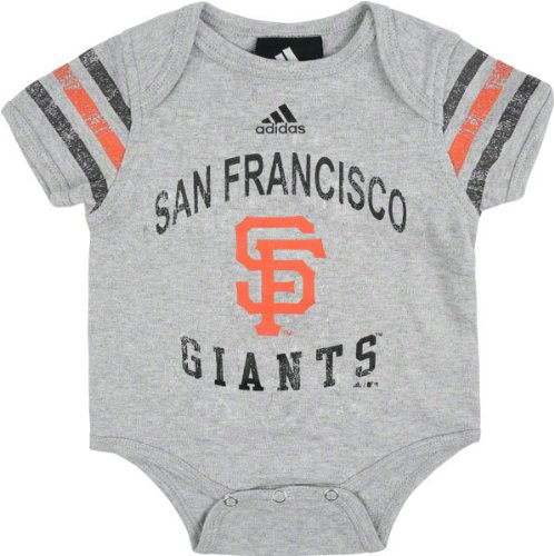 San Francisco Giants Infant Grey Foldover Neck Creeper