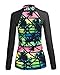 Women's Long Sleeve Sun Protection Beachwear Rash Guard Top