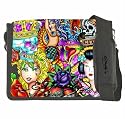 Ed Hardy Leo Messenger Bag All Over Print grey