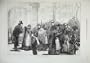 1874 Servants Hiring Office Berlin Germany People Print