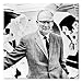 Arthur C Clarke B&W Box Canvas Print Gallery Wrapped