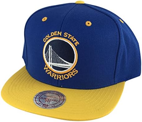 Mitchell & Ness Golden State Warriors Blue/Yellow Visor NBA All Star Game 20th ASG Snapback