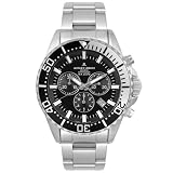 Jacques Lemans Men's GU195A Geneve Tempora Diver 20 ATM Collection Chronograph Watch