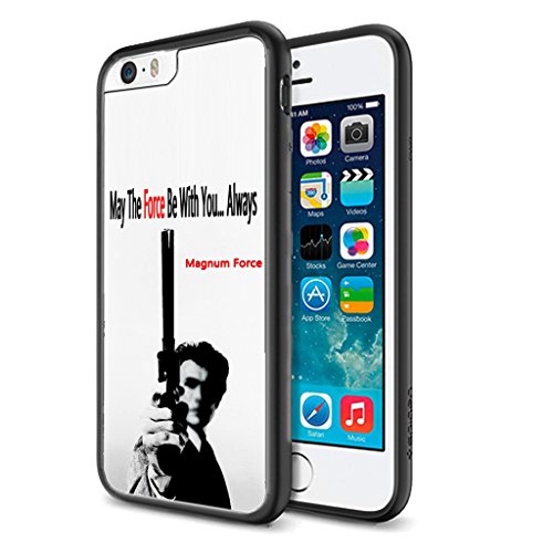 Magnum Force Gun Rights iPhone 6 Plus Black Cover Case