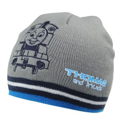Thomas The Tank Engine Infants Woollen Beanie Hat Grey
