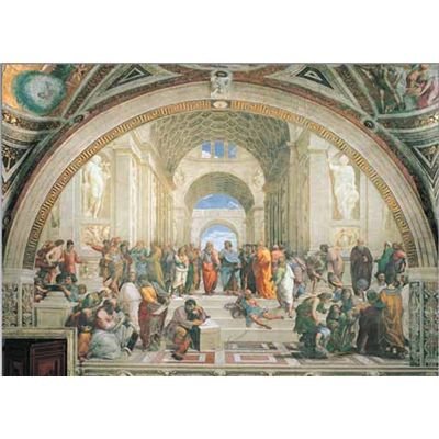 International Publishing 2901N09647G - Gold\"RAFFAELLO SCUOLA DI ATENE\"  1500 T Preisvergleich
