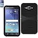 Samsung Galaxy J7 Case,BNY-WIRELESS (TM) Rugged High Impact Hybrid Drop Proof Armor Defender Full-body Protection Case Convertible Built in Stand for Samsung Galaxy J7-BLACK