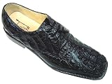 TUCCI MEN'S KING ALLOVER GENUINE HORNBACK CROCODILE SHOES