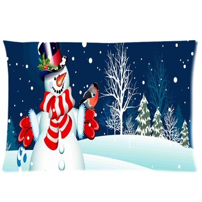 Carl Bing Happy Halloween Gift cotton Pillow Cover Merry Christmas Decorative pillowcase Room 20x30 inch