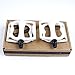 Senston 1 Pair New Bike MTB Road BMX Bicycle Cycling Aluminum Alloy Pedals Bright Color Axle Foot Rest White 5 Colors