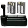 Opteka Battery Pack Grip for Canon EOS 20D & 30D Digital SLR Camera with 2 BP-511 Batteries (3400 mAh Total)