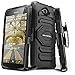 Lumia 650 Case, Evocel [New Generation Series] Belt Clip Holster, Kickstand, & Dual Layer for Microsoft Lumia 650, Black (EVO-NK650-XX01)