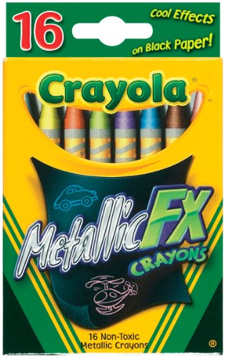 Crayola 16 count metallic fx crayons