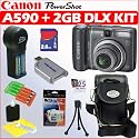 Canon PowerShot A590IS 8.0MP Digital Camera + 2GB Deluxe Accessory Kit
