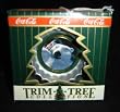 Coca Cola Bottle Cap Christmas Ornament Close Up Polar Bear
