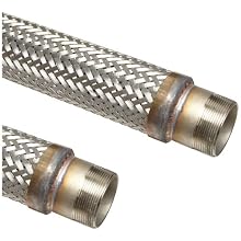 Unisource SF21 Stainless Steel Cryogenic Liquid Transfer Hose Assembly, Stainless Steel NPT Male Connection