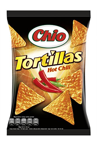 Chio Tortilla Chips Hot Chili 6er Pack (6 x 125 g)