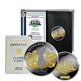 Highland Mint SB43FTTK Super Bowl XLIII Steelers v. Cardinals Official 2-Tone Flip Coin