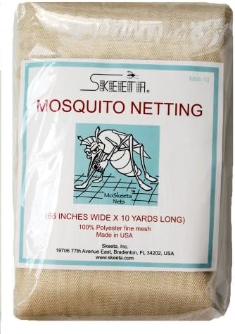 Skeeta Mosquito Netting Fabric 66" Wide X 10 Yards - Ivory