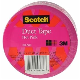 Scotch 920-PNK-C 1.88-Inch by 20 Yards Duct Tape, Pink
