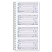Adams Service Call Book, 5.25 x 11 Inch, Spiral Binding, 2-Part, Carbonless, 4 Messages per Page, 200 Sets, White and Canary (SC1155)