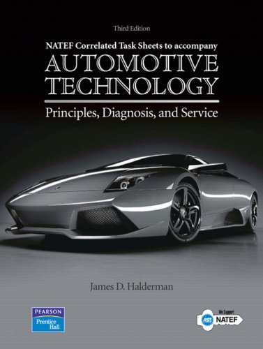 NATEF Correlated Job Sheets for Automotive Technology: Principles, Diagnosis, and Service