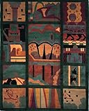 Deco Panel Spruce 9 x 9 - Tufenkian Carpets - Handmade Area Rug