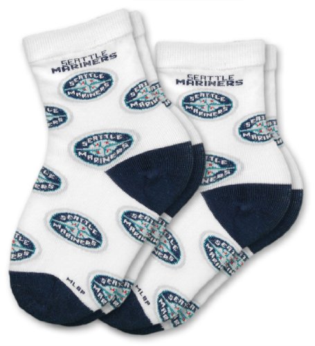 MLB Seattle Mariners Kid's Infant Socks (2 Pack)