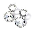 Faceted Swarovski Crystal Dangle Earrings Fashion Jewelry