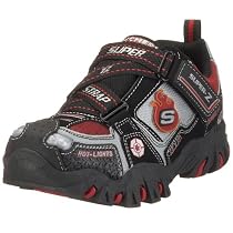 Skechers Boys Hot Lights-Damager-Fire