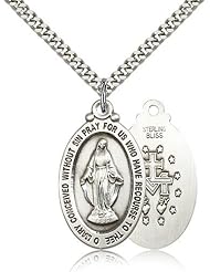 Miraculous Medal, Sterling Silver
