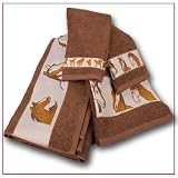 Frottier Handtuchset, Duschtuch/ Handtuch/ Gästetuch/ Waschlappen, 4-tlg. mit 