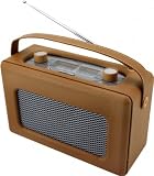 51O8wZmi6OL. SL160  Soundmaster TR 85 Hellbraun Retro Kofferradio UKW/MW, Ledereinband