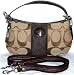 Coach Signature Stripe Demi Bag / Crossbody Bag Handbag Style 15111