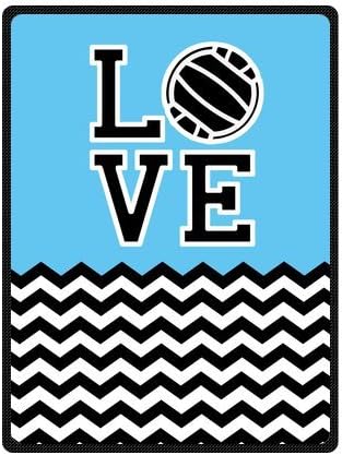 Creative Volleyball chevron Soft Fleece Blankets and throws 58 X 80 inch (Large) Christmas gift