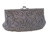 Beaded Wedding Handmade Evening Handbag/bag/silver Color