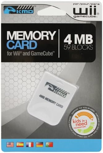 KMD 4MB 59 Blocks Memory Card for Wii and Gamecube
