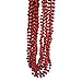 Metallic Red Beads : package of 12
