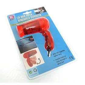 12v in car hair dryer
