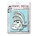 Michigan State University Sticker Retro Gruff Sparty MSU Spartans Heavy-Duty Waterproof Car Decal for Windows, Laptops, or Water Bottles