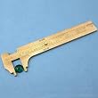 Millimeter Brass Sliding Gauge Gem Bead 100mm Tool