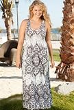 Radiance Plus Size Tank Maxi Dress - Women's Swimsuit Plus Size Swimsuit