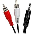 1.5m TRS to RCA Stereo Audio Cable - 3.5mm to L/R