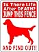 FLAT COAT RETRIEVER ALUMINUM GUARD DOG SIGN 2763