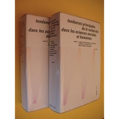 Tendances principales de la recherche dans les sciences sociales et humaine2 vols
