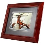 TAO 8-Inch 256MB Digital Frame (Mahogany Wood)