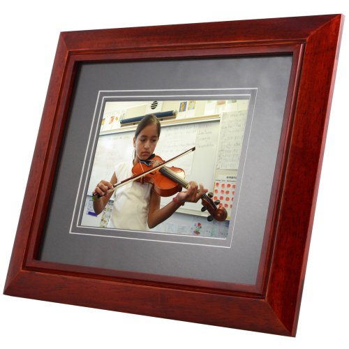 TAO 8-Inch 256MB Digital Frame (Mahogany Wood)