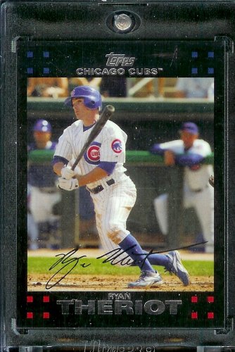 2007 Topps #156 Ryan Theriot Chicago Cubs Baseball Card - Mint Condition - Shipped in Protective Display Case!