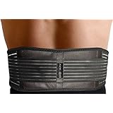 Amazing Back Brace Belt w/ Free e-Book - Dual Function: Lower Lumbar & Sciatica Support AND Self-heating Acupuncture Magnetic Therapy for Deep Muscle Penetration & Improved Circulation + Slim Waist & Menstrual Cramp Relief, FDA Approved