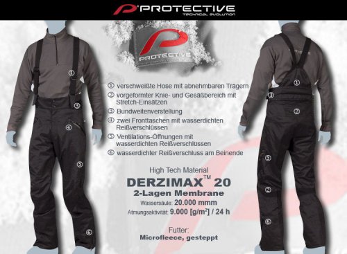 PROTECTIVE Skihose Snowboardhose OSLO schwarz